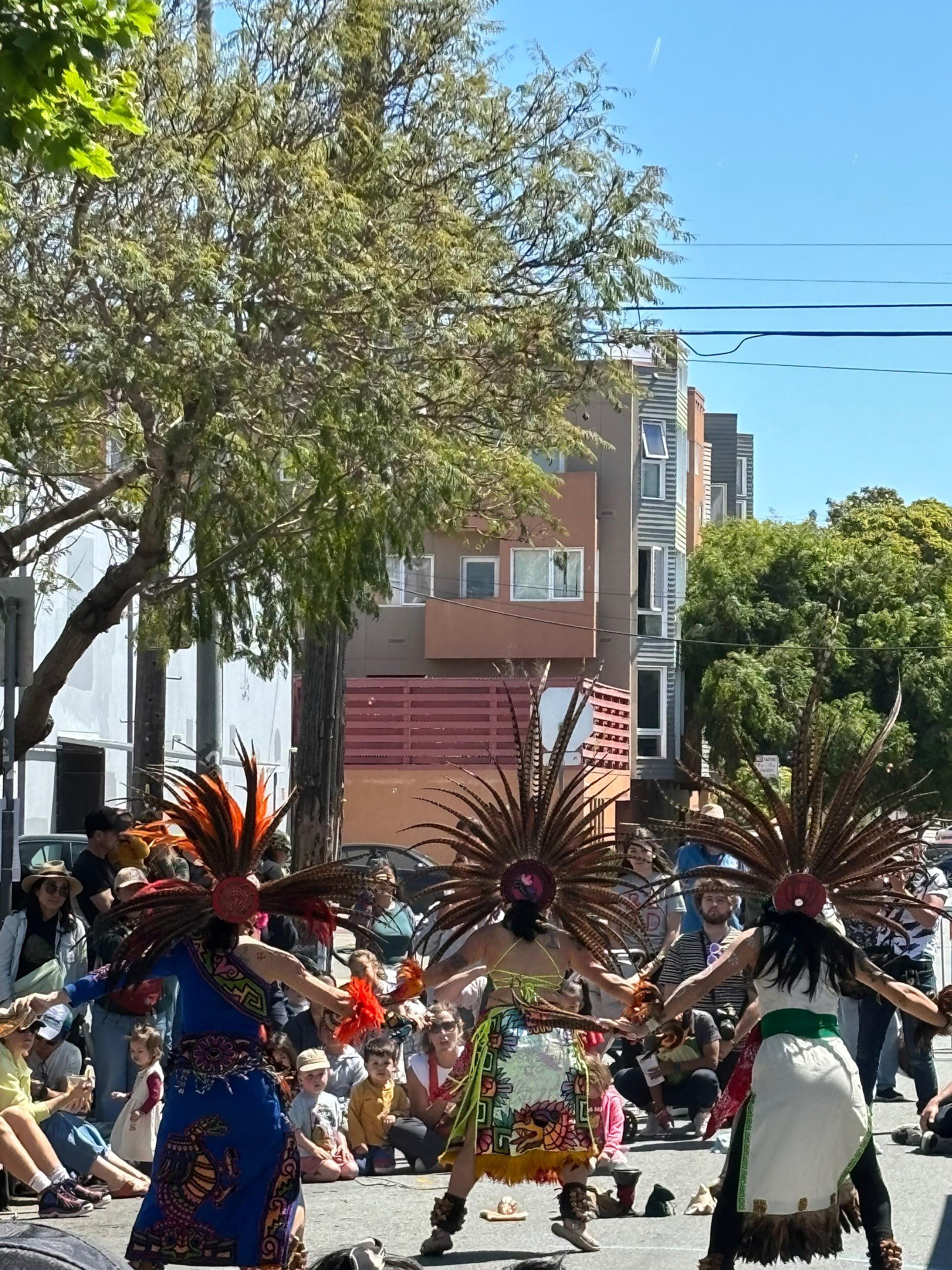 Dancers in the parade