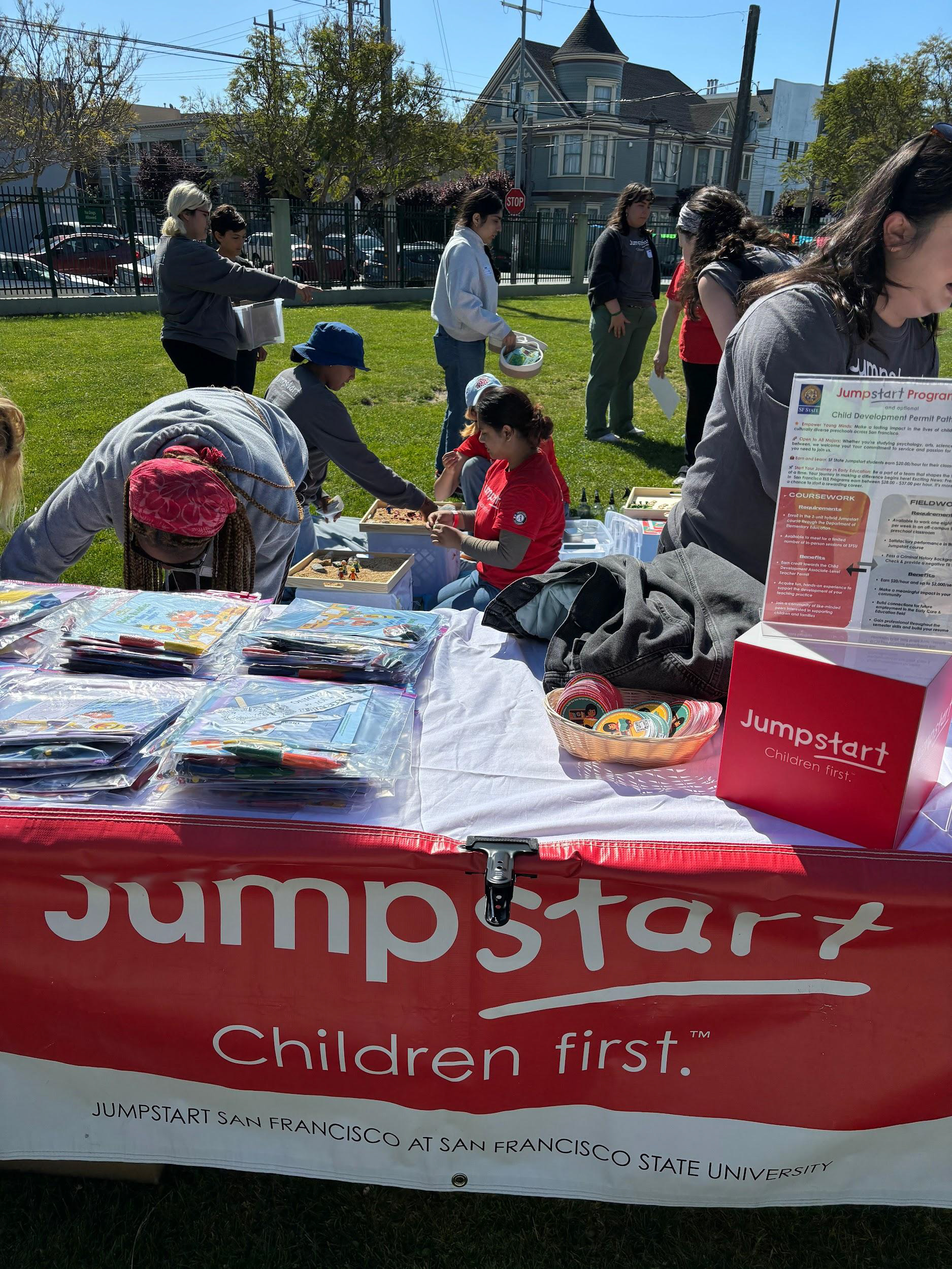 The Jumpstart table at the event