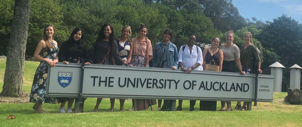 The University of Auckland sign